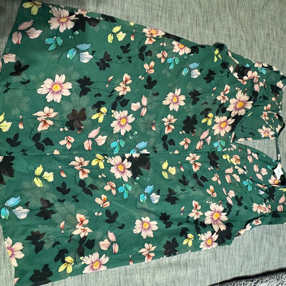 Cabi Women's Green Blouse